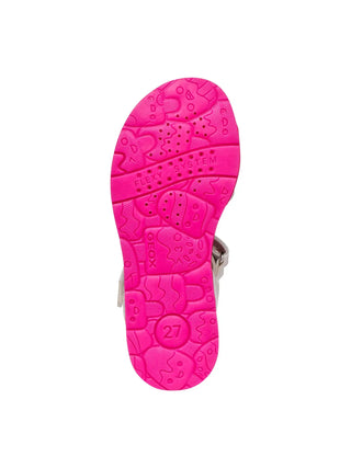 SANDALO RAGAZZA - GEOX BIANCO-MULTI - J65P1D 000BC 6