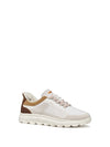 SNEAKERS UOMO - GEOX BIANCO-MARRONE - U65MPE 06KEK 2