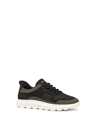 SNEAKERS UOMO - GEOX NERO-VERDE - U65MPE 06KEK 2