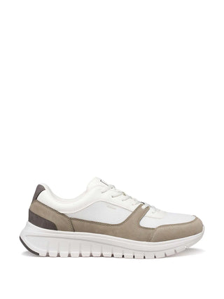 SNEAKERS UOMO - GEOX BIANCO-SABBIA - U65N4B 014EK 1