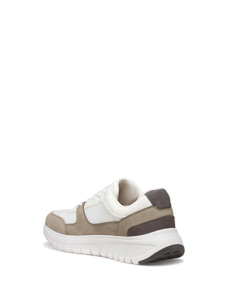 SNEAKERS UOMO - GEOX BIANCO-SABBIA - U65N4B 014EK 3