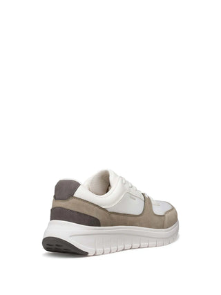 SNEAKERS UOMO - GEOX BIANCO-SABBIA - U65N4B 014EK 4