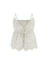 TOP DONNA - GUESS UNDERWEAR CREMA - E6GH04 WP320 1