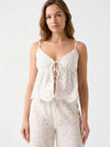 TOP DONNA - GUESS UNDERWEAR CREMA - E6GH04 WP320 2