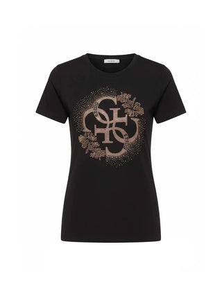 T-SHIRT DONNA - GUESS UNDERWEAR NERO - E6GI01 K68D2