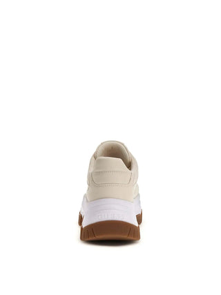 DAMEN-SNEAKER - GUESS CREAM - FLFBRT PEL12 3