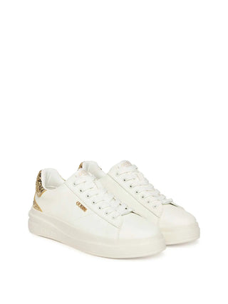 DAMEN-SNEAKER - GUESS WEISS-GOLD - FLFE10 ELE12 2
