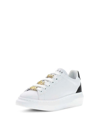 SNEAKERS DONNA - GUESS BIANCO-NERO - FLJFIO ELE12 2