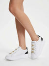 SNEAKERS DONNA - GUESS BIANCO-NERO - FLJFIO ELE12 6