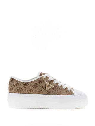 SNEAKERS DONNA - GUESS BEIGE-MARRONE - FLJJZ4 FAL12