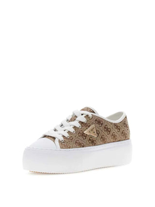 SNEAKERS DONNA - GUESS BEIGE-MARRONE - FLJJZ4 FAL12 2