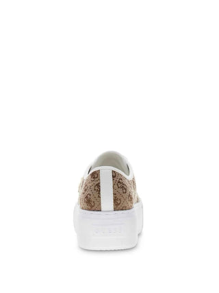 SNEAKERS DONNA - GUESS BEIGE-MARRONE - FLJJZ4 FAL12 3