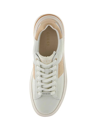 SNEAKERS UOMO - GUESS BIANCO-BEIGE - FMJEBA LEA12 4