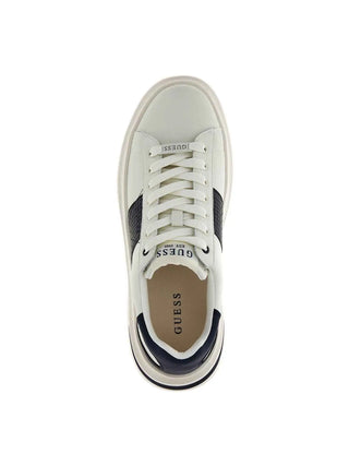 SNEAKERS UOMO - GUESS BIANCO-NAVY - FMJEBA LEA12 4