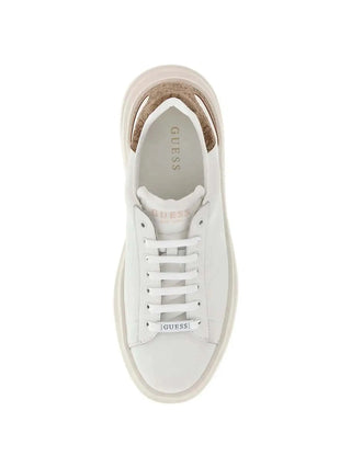 Herren-Sneaker - Guess Weiß-Beige - FMPVIB LEA12 4