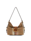 BORSA A SPALLA DONNA - GUESS COGNAC - HWAB93 08720 1