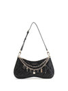 BORSA A SPALLA DONNA - GUESS NERO - HWGG99 12180 1