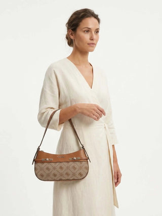 DAMEN-SCHULTERTASCHE - GUESS BRAUN - HWJP99 02170 4
