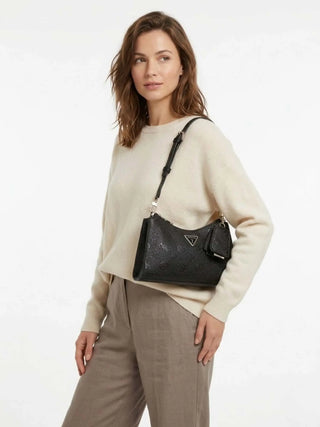 DAMEN-SCHULTERTASCHE - GUESS SCHWARZ - HWPD98 88180 3
