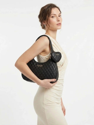 Damen-Hobo-Bag - Guess Schwarz - HWQG98 94010 4