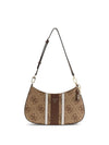 BORSA A SPALLA DONNA - GUESS MARRONE - HWSS96 72180 1