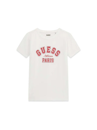 Mädchen-T-Shirt - Guess Kids Weiß - J6RI41 J1314