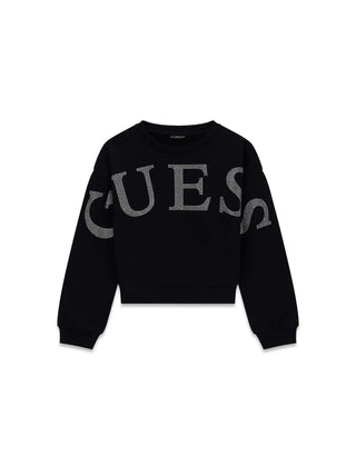 FELPA RAGAZZA - GUESS KIDS NERO - J6RQ10 KAD74
