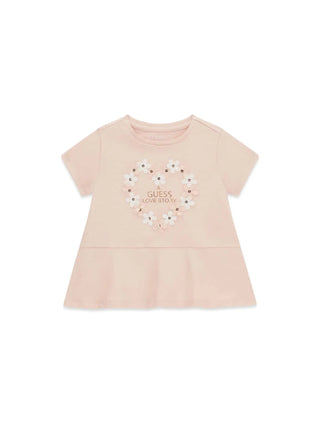 T-SHIRT BAMBINA - GUESS KIDS ROSA - K6GI20 K6YW4