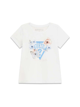 Mädchen-T-Shirt - Guess Kids Weiß - K6RI21 K6YW4