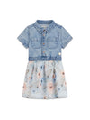 Mädchenkleid - Guess Kids Blau - K6RK16 D4EU0 1