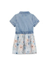 Mädchenkleid - Guess Kids Blau - K6RK16 D4EU0 2