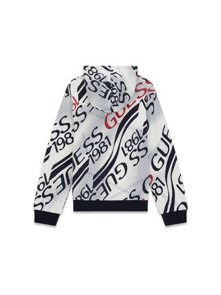 Jungen-Sweatshirt - Guess Kids Rot-Blau - L6RQ00 KA6R4 2
