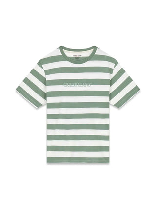 Herren-T-Shirt - Guess Jeans Grün-Weiß - M4YI84 K9XF1