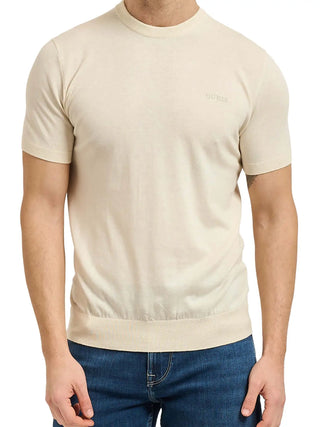 FELPA UOMO - GUESS APPAREL CREMA - M6GR03 Z0556
