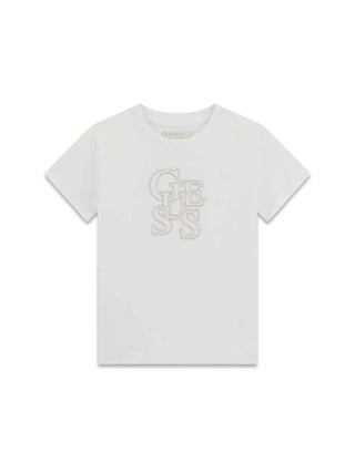 Kinder-T-Shirt - Guess Kids Weiß - N6RI17 K8HM4