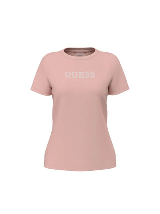 DAMEN-T-SHIRT - GUESS ATHLEISURE PINK - V3BI11 J1314