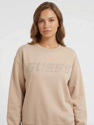 Damen-Sweatshirt - Guess Athleisure Beige - V4BQ15 K7UW2 3