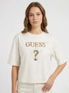DAMEN-T-SHIRT - GUESS ATHLEISURE OFF WHITE - V4YI06 I3Z14 2