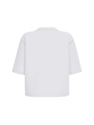 DAMEN-T-SHIRT - GUESS ATHLEISURE WEISS - V4YI06 I3Z14 2
