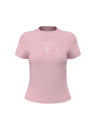 DAMEN-T-SHIRT - GUESS ATHLEISURE PINK - V4YI21 KCDH1 1