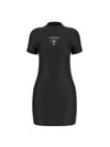 DAMENKLEID - GUESS ATHLEISURE SCHWARZ-WEISS - V4YK02 KCDH1 1