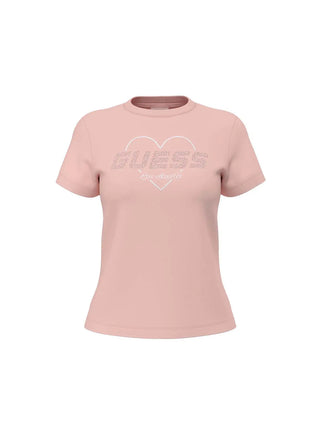 DAMEN-T-SHIRT - GUESS ATHLEISURE PINK - V5GI10 K9RM1 1