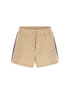 SHORT DONNA - GUESS ATHLEISURE BEIGE - V6GD02 K2959 1