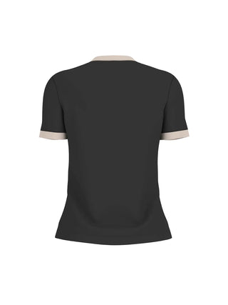 T-SHIRT DONNA - GUESS ATHLEISURE NERO - V6GI05 K2966 2