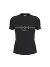 T-SHIRT DONNA - GUESS ATHLEISURE NERO - V6GI06 K2967 1