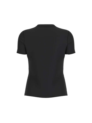 T-SHIRT DONNA - GUESS ATHLEISURE NERO - V6GI06 K2967 2
