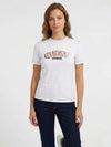 T-SHIRT DONNA - GUESS ATHLEISURE BIANCO - V6GI15 K2982 3