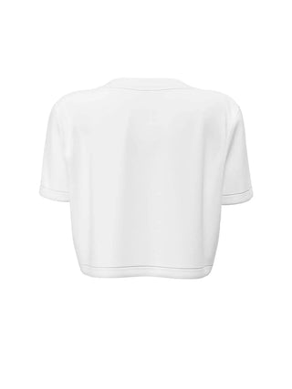 T-SHIRT DONNA - GUESS ATHLEISURE BIANCO - V6GI17 K2984 2