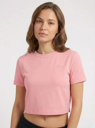 T-SHIRT DONNA - GUESS ATHLEISURE ROSA - V6GI17 K2984 3