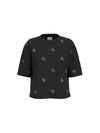 T-SHIRT DONNA - GUESS ATHLEISURE NERO - V6GI18 K2985 1
